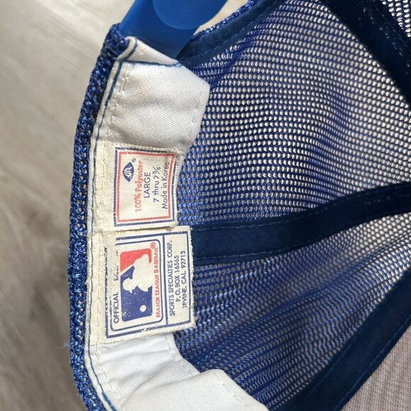 Vintage Sports Specialties Milwaukee Brewers Hat Snapback MLB Baseball Blue Cap - Picture 3 of 8